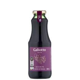 Suco de Uva Galiotto Tinto Integral 500 ml - Caixa com 12 unidades